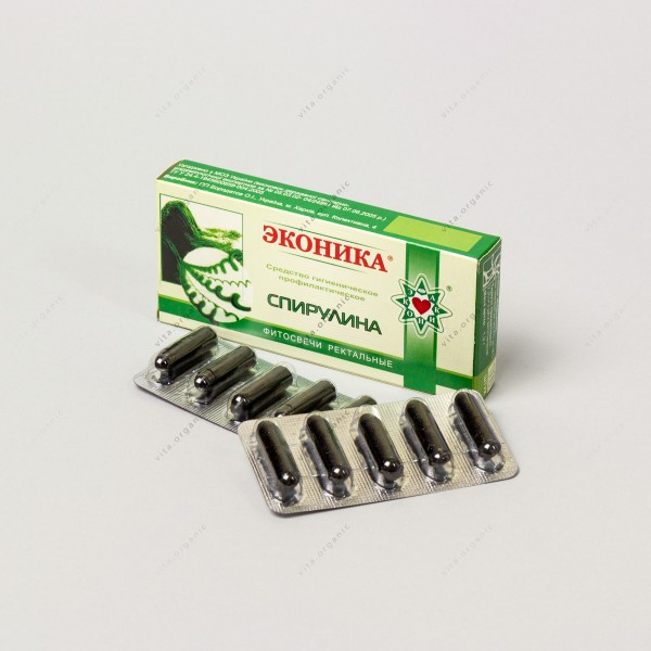 Фитосвечи Спирулина, Эконики
