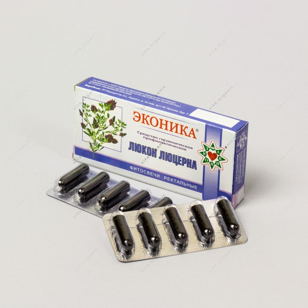 Фитосвечи люкон с люцерной, Эконика