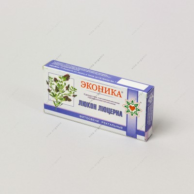 Фитосвечи люкон с люцерной, Эконика